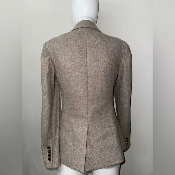 Veronica Beard Wool Blazer Cutaway Dickey Jacket 2 - Picture 3 of 6